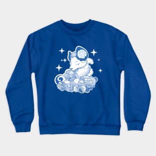 Floral Sheep Crewneck Sweatshirt